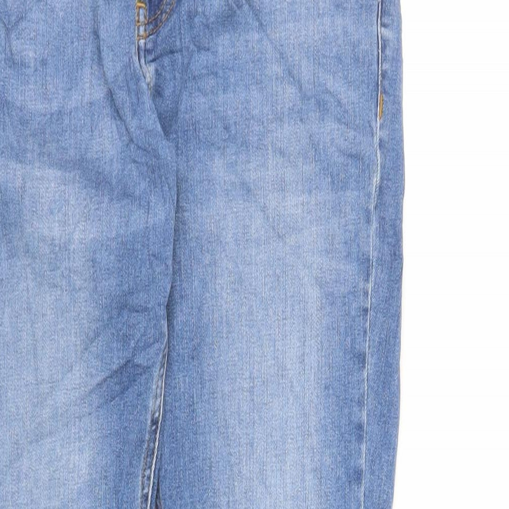 ASOS Womens Blue Cotton Skinny Jeans Size 30 in L28 in Regular Zip