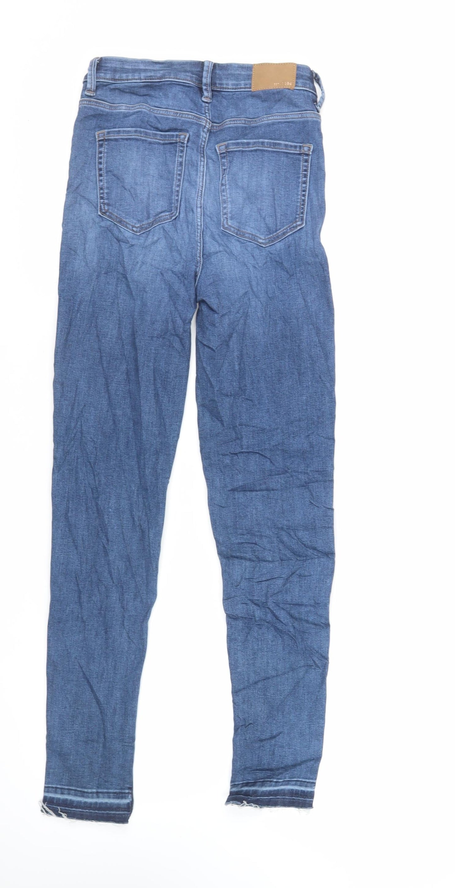 Womens UK Size 6 Marks and Spencer Regular Fit Skinny Blue Jeans