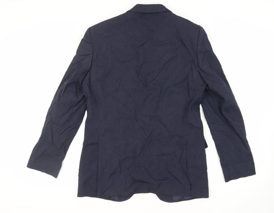 Mens UK Size 40 Marks and Spencer Regular Blue Suit Jacket