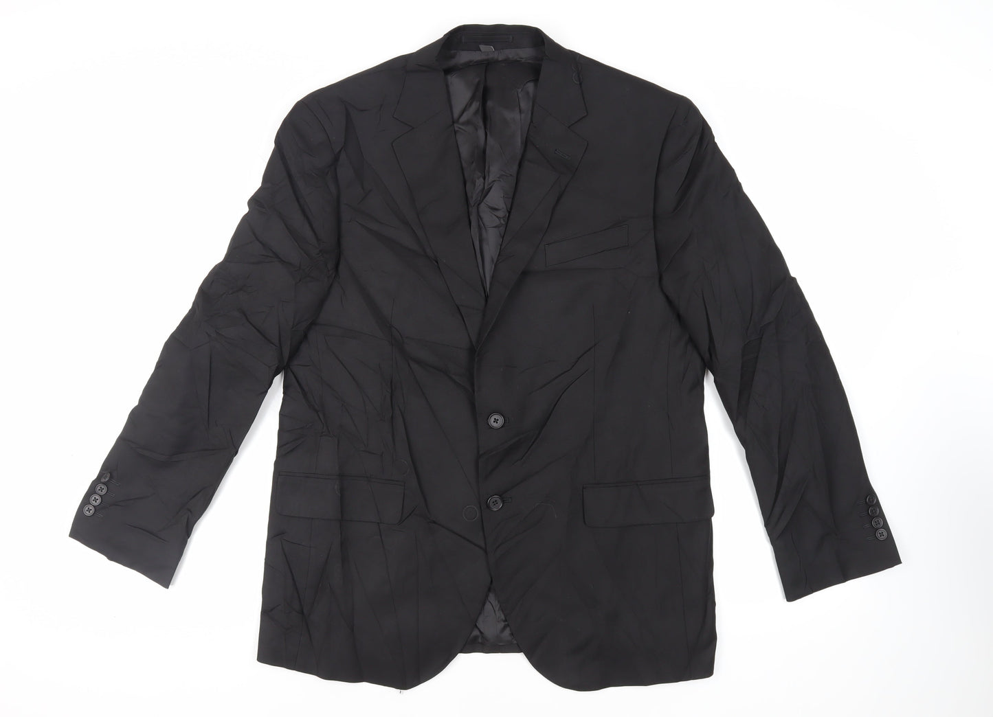 Mens UK Size 42 Marks and Spencer Regular Black Suit Jacket