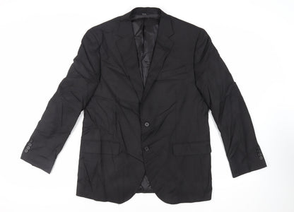Mens UK Size 42 Marks and Spencer Regular Black Suit Jacket