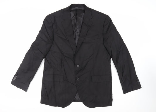 Mens UK Size 42 Marks and Spencer Regular Black Suit Jacket