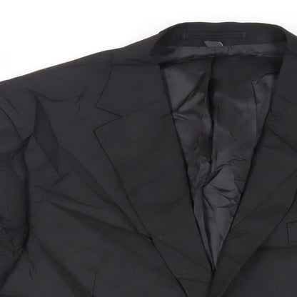 Mens UK Size 42 Marks and Spencer Regular Black Suit Jacket