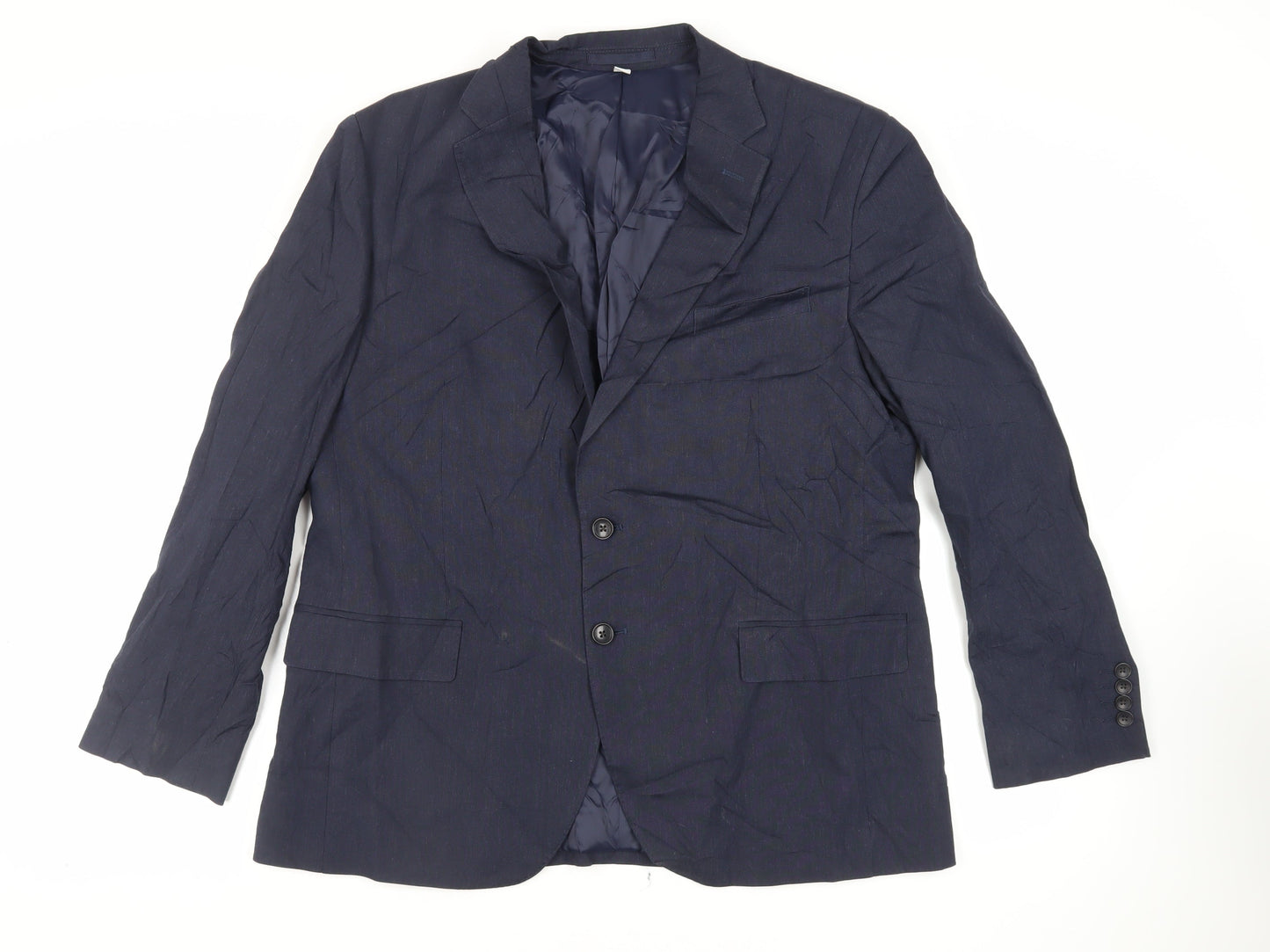 Mens UK Size 44 Marks and Spencer Regular Blue Suit Jacket
