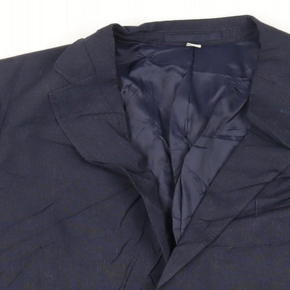 Mens UK Size 44 Marks and Spencer Regular Blue Suit Jacket