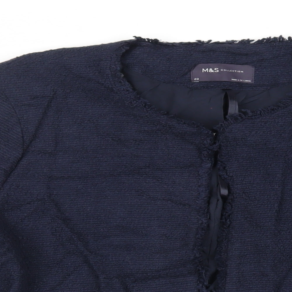 Womens UK Size 20 Marks and Spencer Blue Jacket
