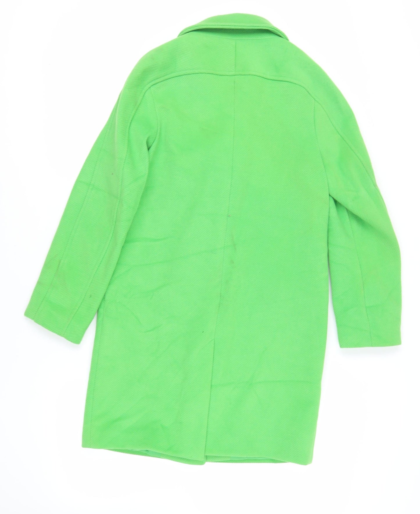 Womens UK Size 8 Marks and Spencer Green Overcoat