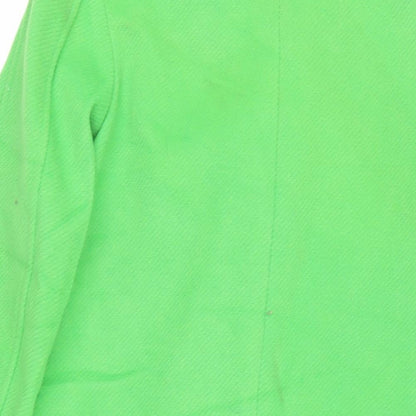 Womens UK Size 8 Marks and Spencer Green Overcoat