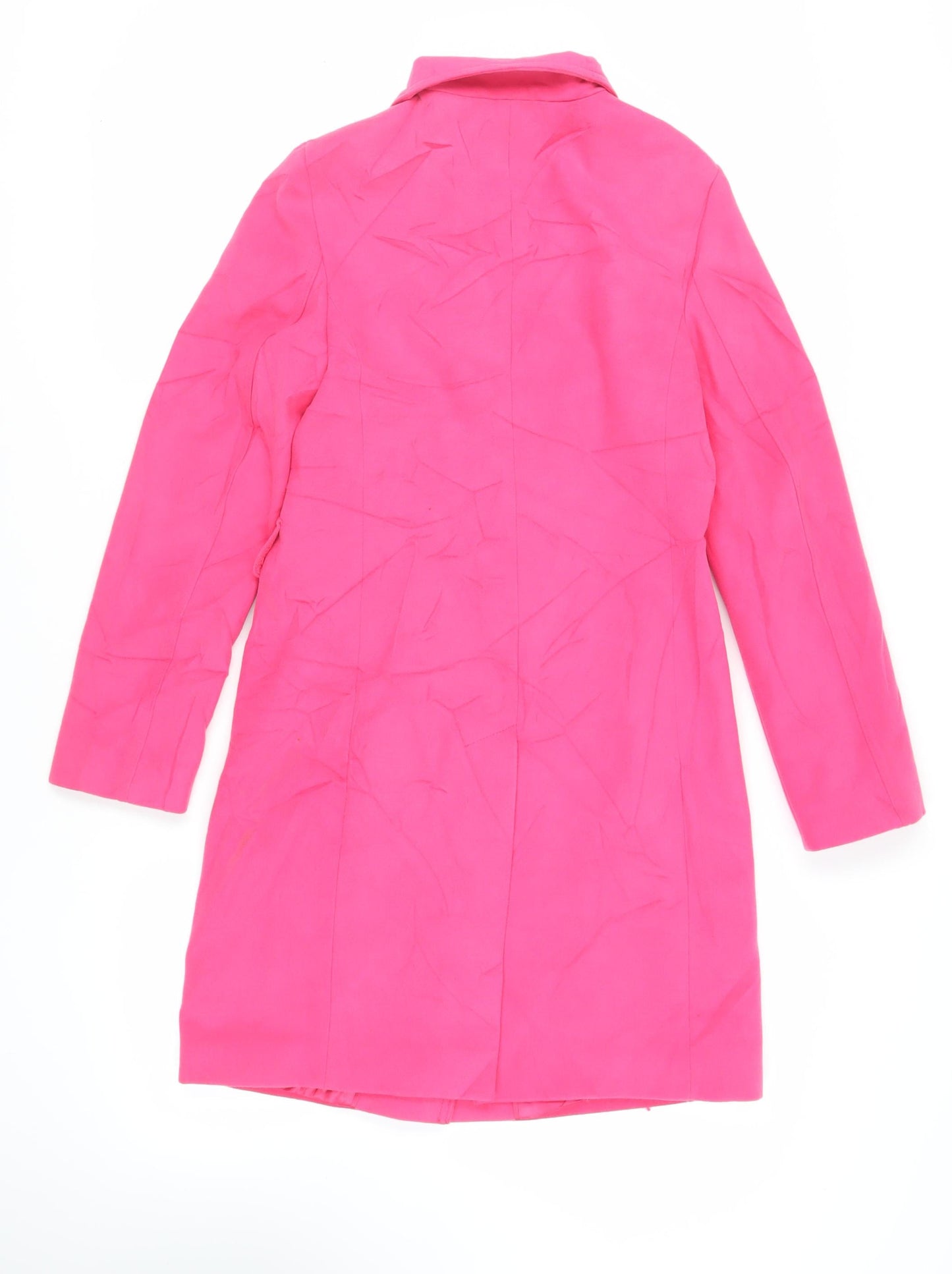 Womens UK Size 8 Marks and Spencer Pink Overcoat