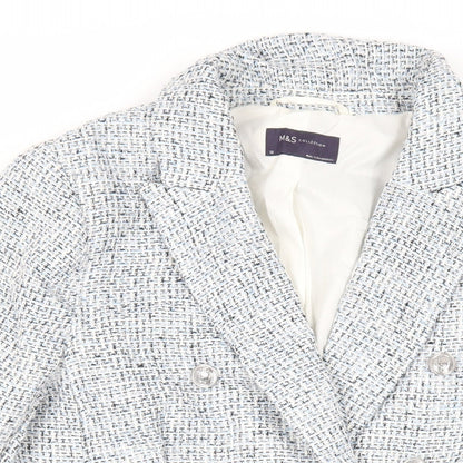 Womens UK Size 12 Marks and Spencer Blue Jacket