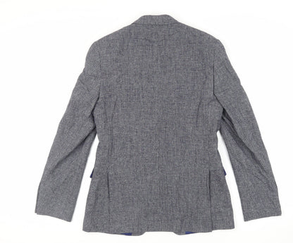 Mens UK Size 36 Marks and Spencer Regular Blue Suit Jacket
