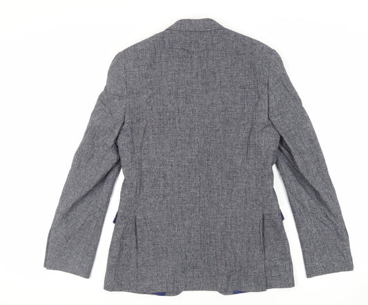 Mens UK Size 36 Marks and Spencer Regular Blue Suit Jacket