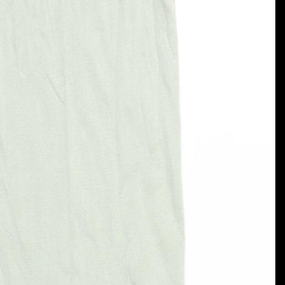 Zara Womens Green Viscose Tank Dress Size XS Scoop Neck Pullover