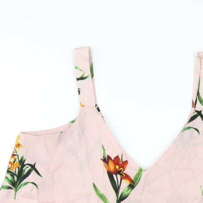 Womens UK Size 10 ASOS Pink Camisole T-Shirt