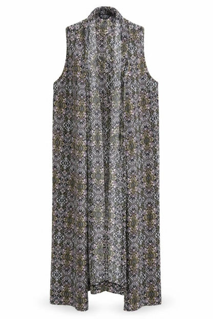 Womens UK Size 14 Miss Selfridge Multicoloured Kimono T-Shirt