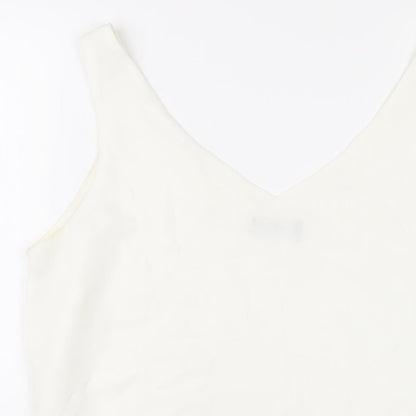 Womens UK Size 12 Wallis White Basic Tank