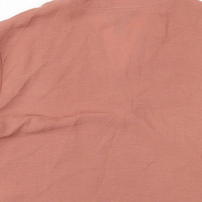 Womens UK Size 8 New Look Brown Basic T-Shirt