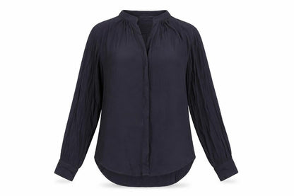 Womens UK Size 12 H&M Grey Basic Button-Up
