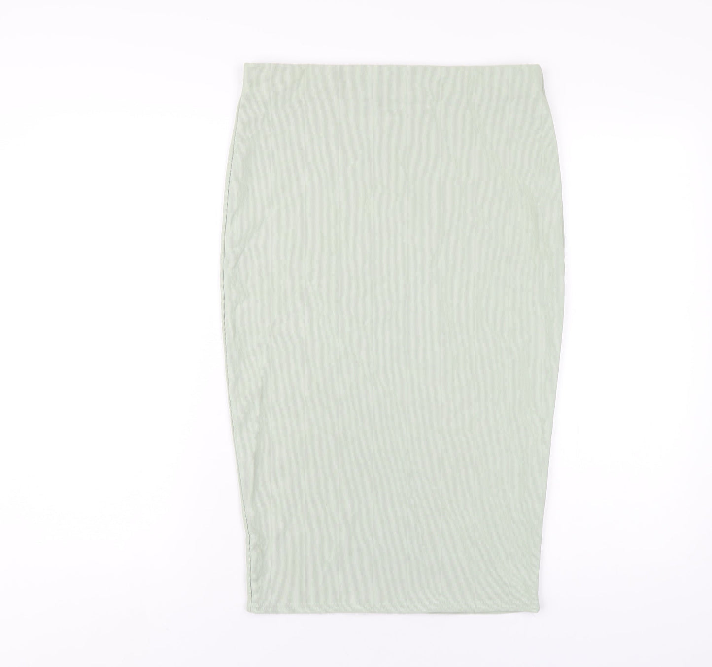 In the Style Womens Green Polyester Straight & Pencil Skirt Size 14
