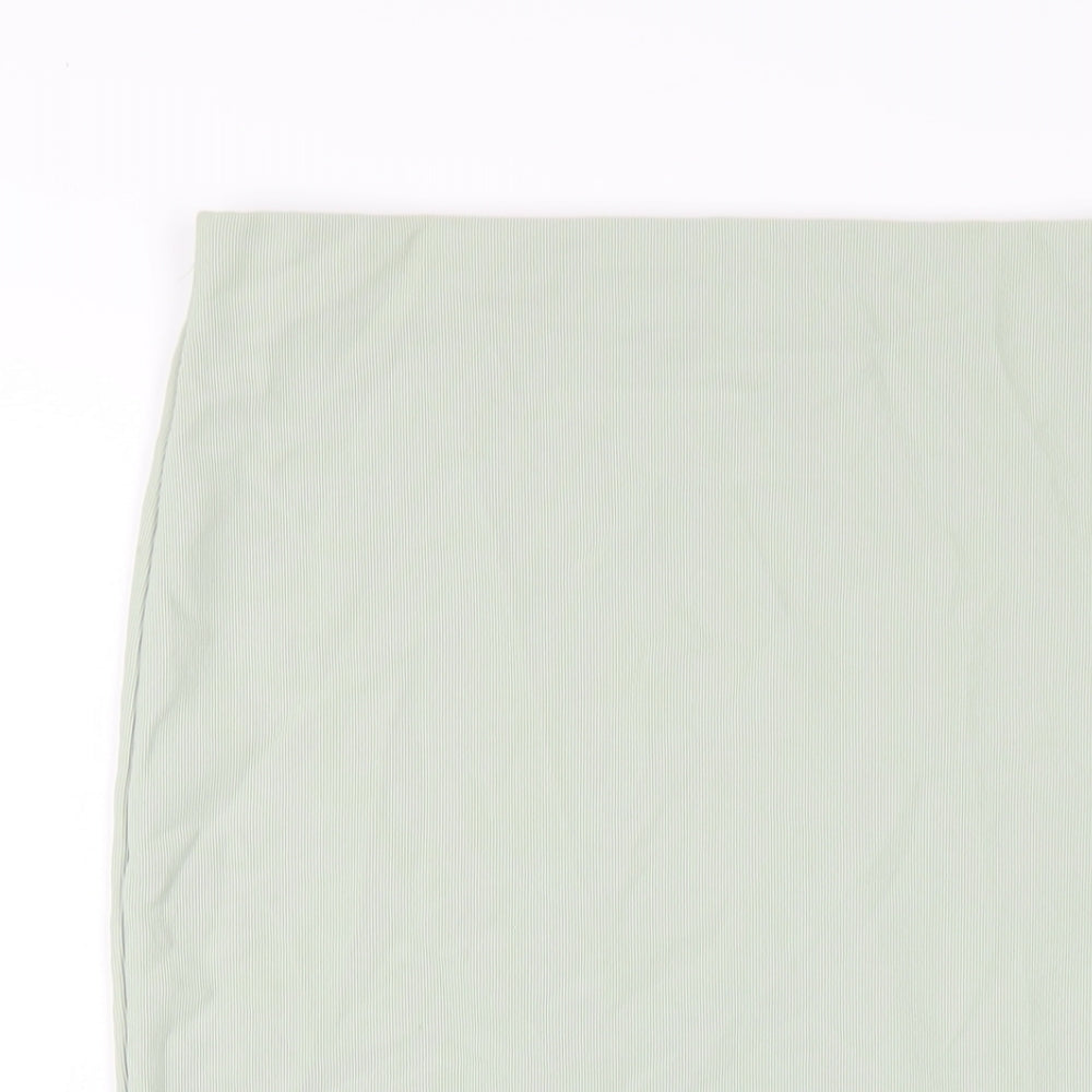 In the Style Womens Green Polyester Straight & Pencil Skirt Size 14