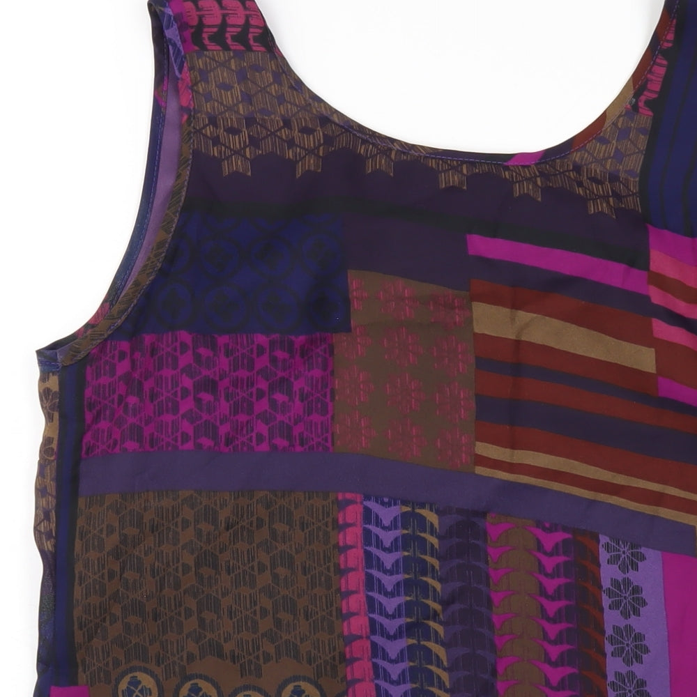 Womens UK Size 16 Gray & Osbourn Multicoloured Basic Tank