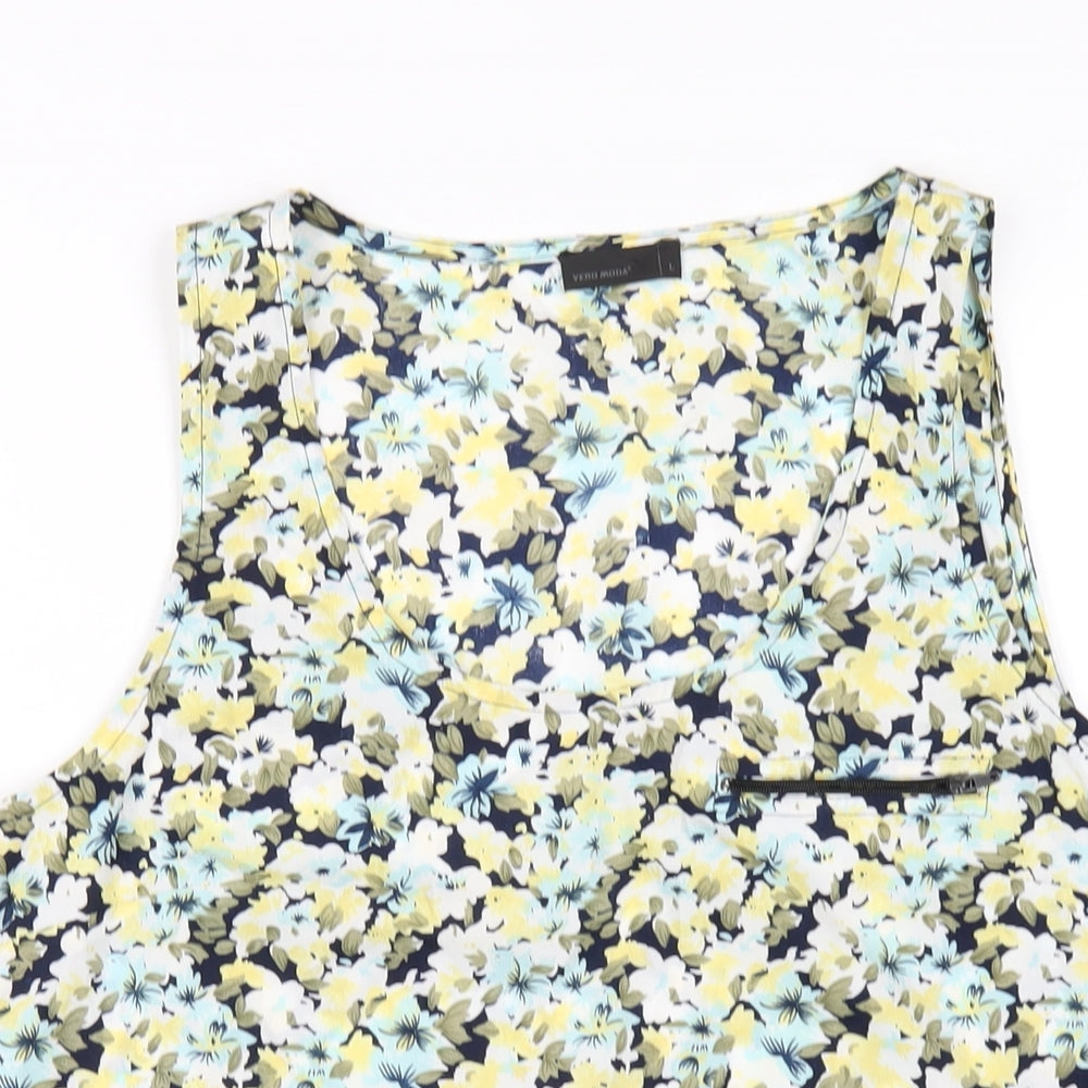 Womens UK Size L VERO MODA Multicoloured Basic Tank