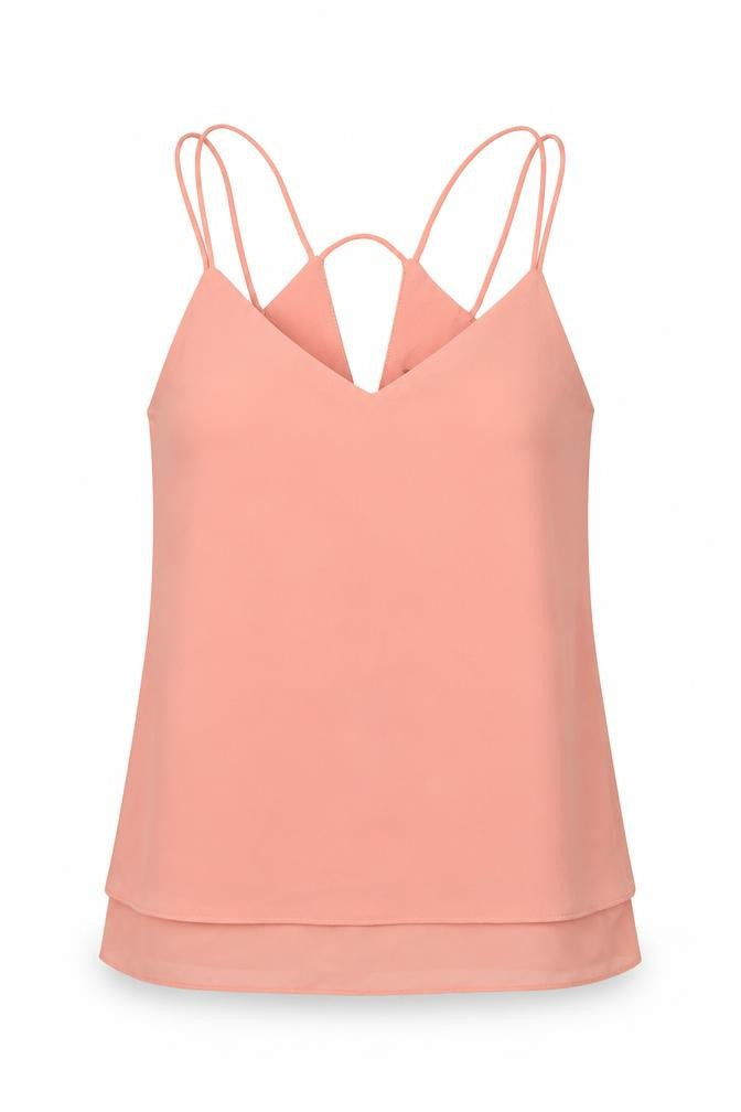 Womens UK Size 6 New Look Pink Camisole T-Shirt