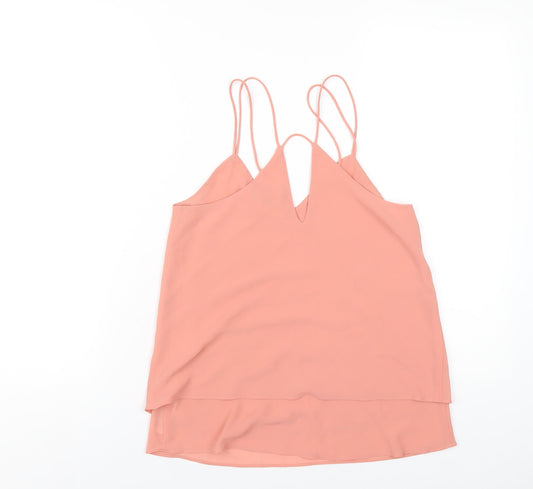 Womens UK Size 6 New Look Pink Camisole T-Shirt