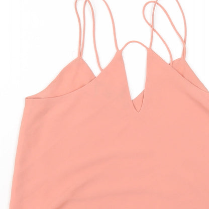 Womens UK Size 6 New Look Pink Camisole T-Shirt