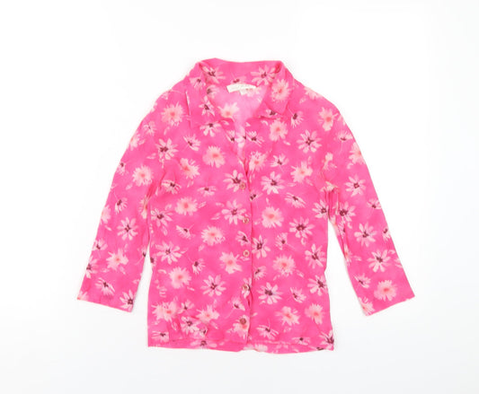 Womens UK Size S Kookai Pink Basic Button-Up