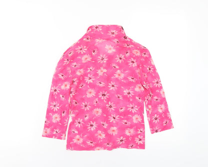 Womens UK Size S Kookai Pink Basic Button-Up