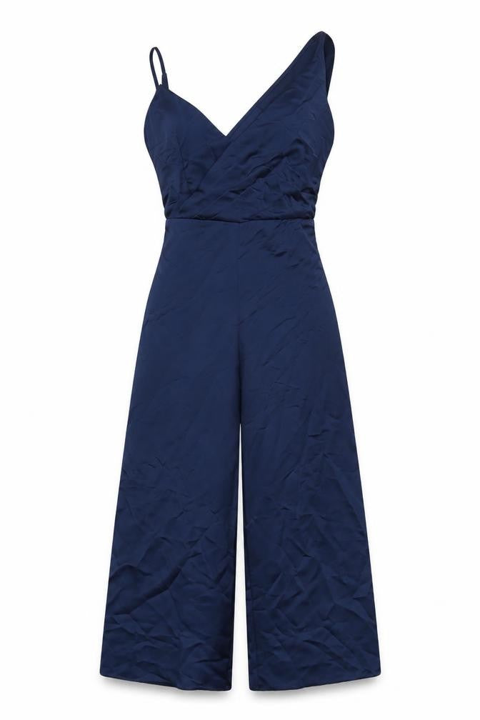 Womens UK Size 10 New Look One-Piece Blue Jumpsuit