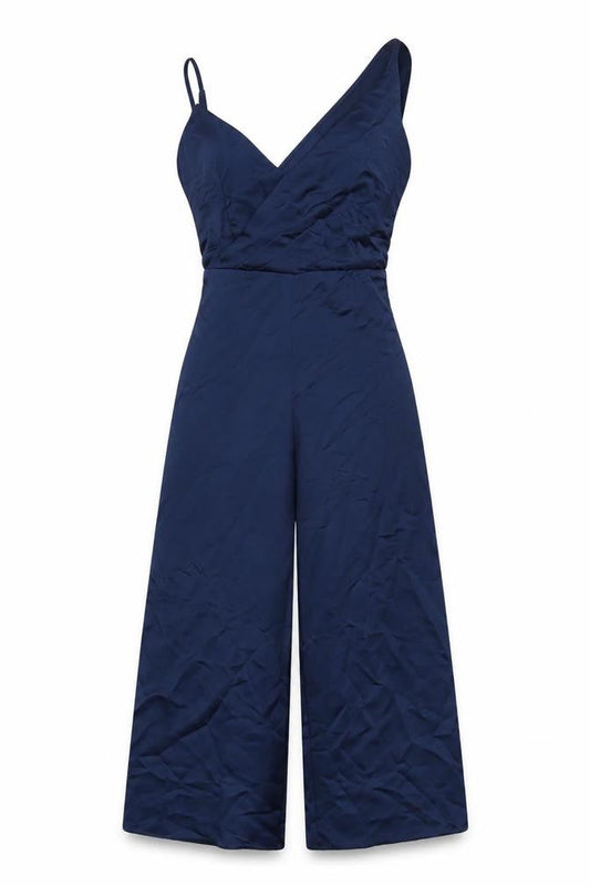 Womens UK Size 10 New Look One-Piece Blue Jumpsuit