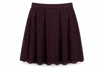 Womens UK Size 10 H&M A-Line Lace Skirt