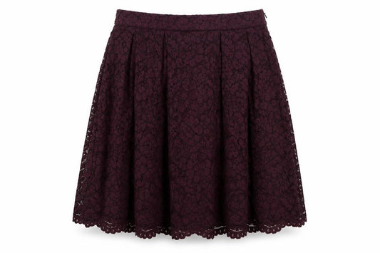 Womens UK Size 10 H&M A-Line Lace Skirt