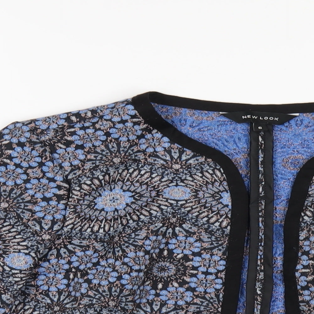 Womens UK Size 6 New Look Blue Jacket