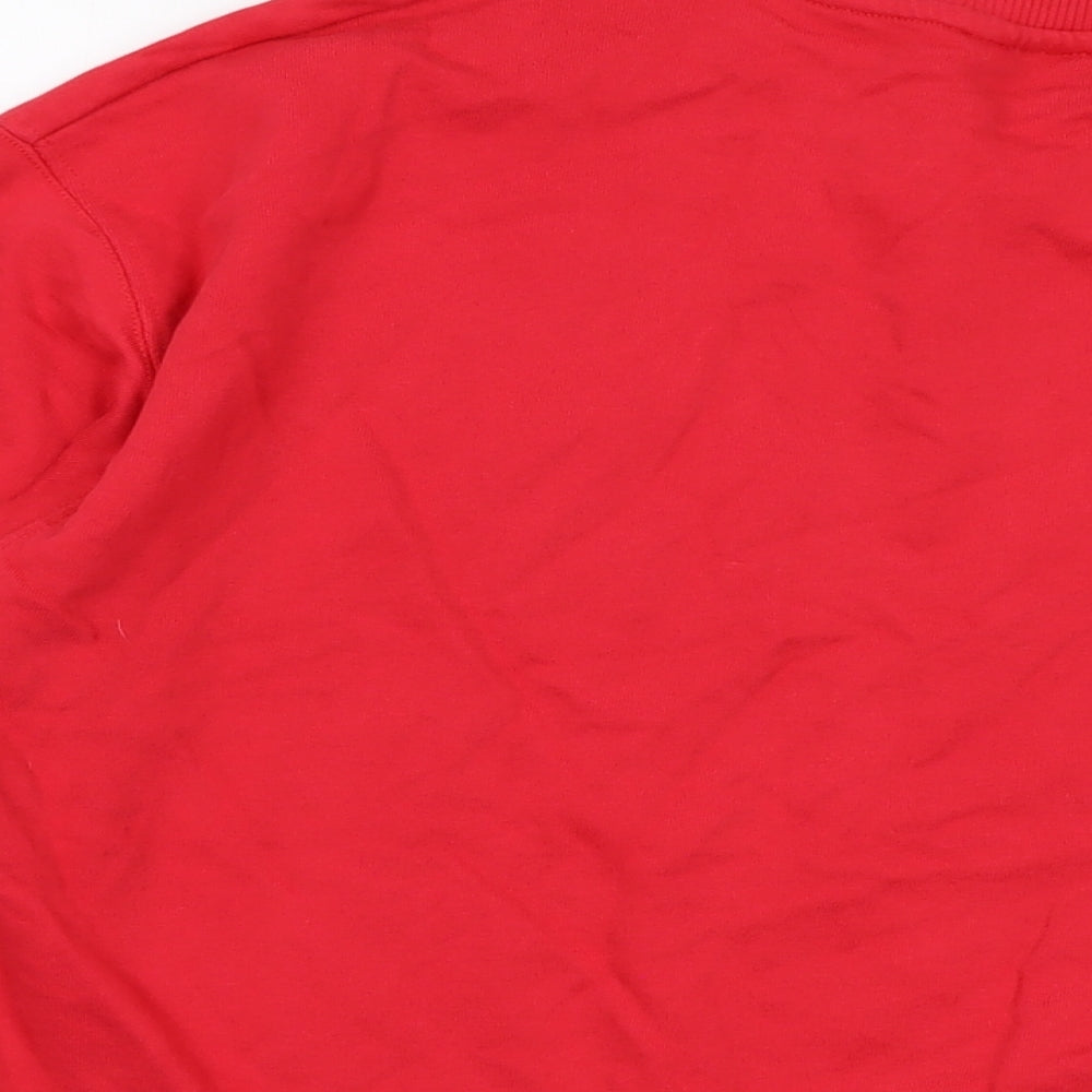 Harvard Womens Red Cotton Pullover Sweatshirt Size 10 Pullover