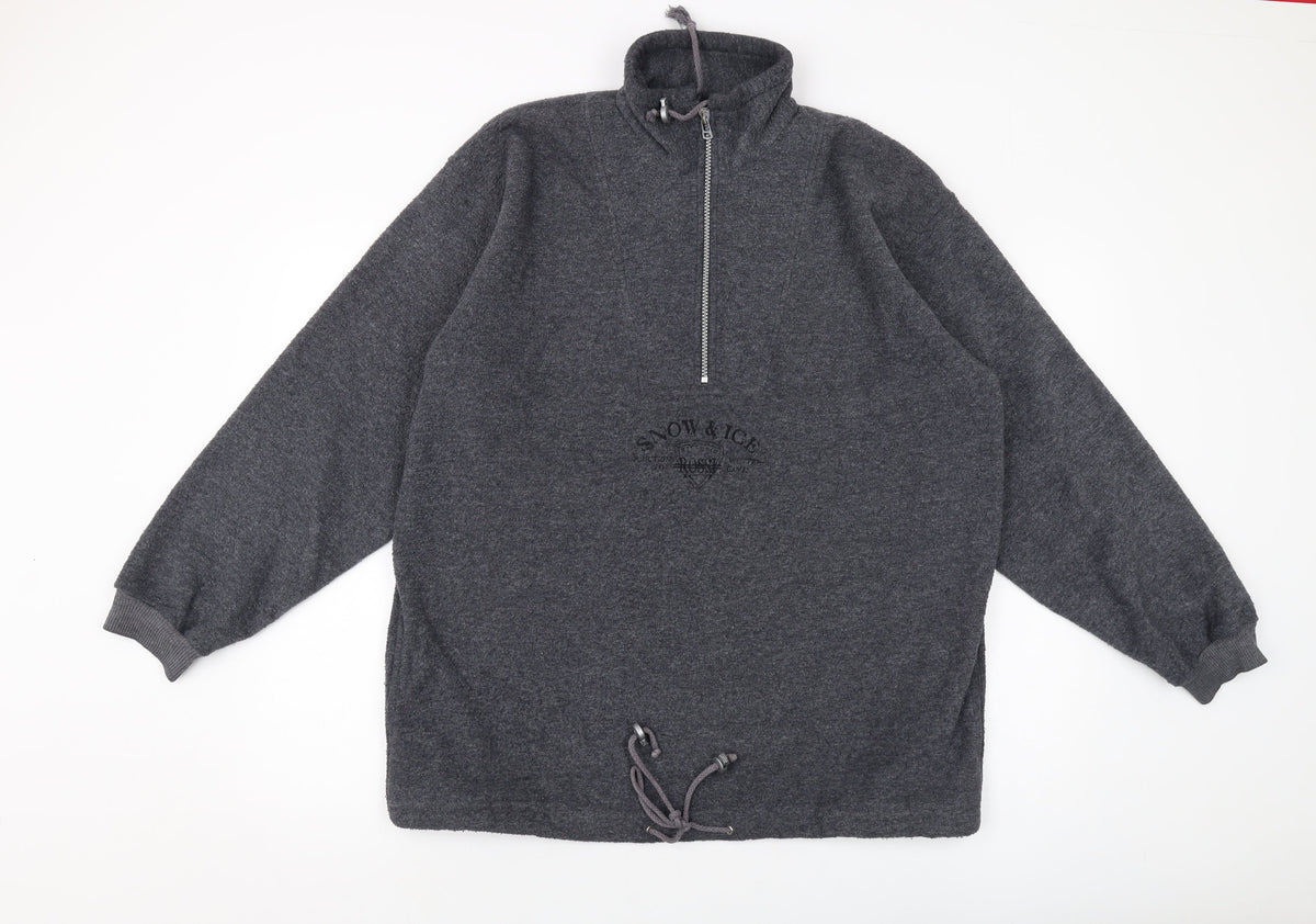 Vittorio Rossi Mens Grey Polyester Pullover Sweatshirt Size M