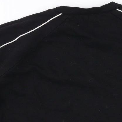 Womens UK Size 14 Boohoo Black Pullover Sweatshirt