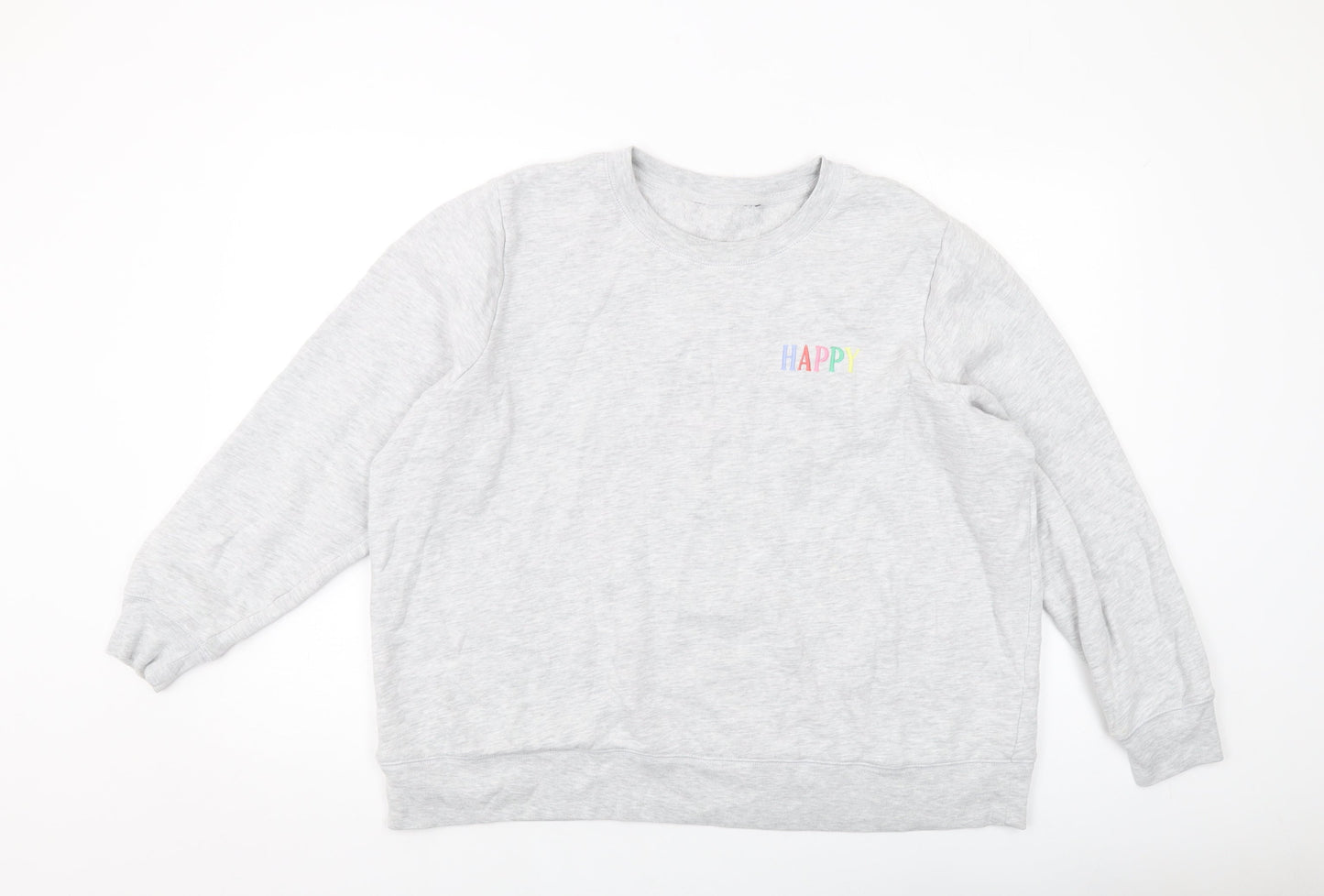 Womens UK Size 22 Marks and Spencer Grey Pullover Sweatshirt