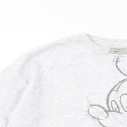 Womens UK Size 6 Disney Grey Pullover Sweatshirt