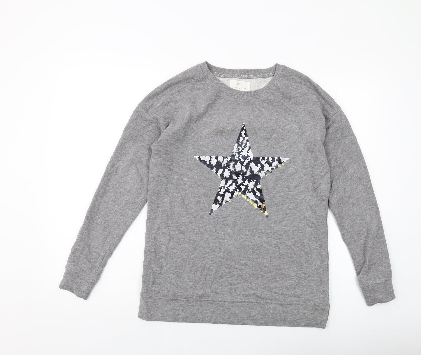 Womens UK Size XS NEXT Grey Pullover Sweatshirt