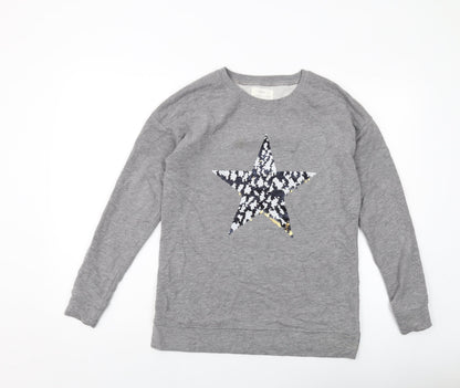 Womens UK Size XS NEXT Grey Pullover Sweatshirt