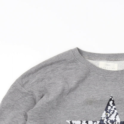 Womens UK Size XS NEXT Grey Pullover Sweatshirt