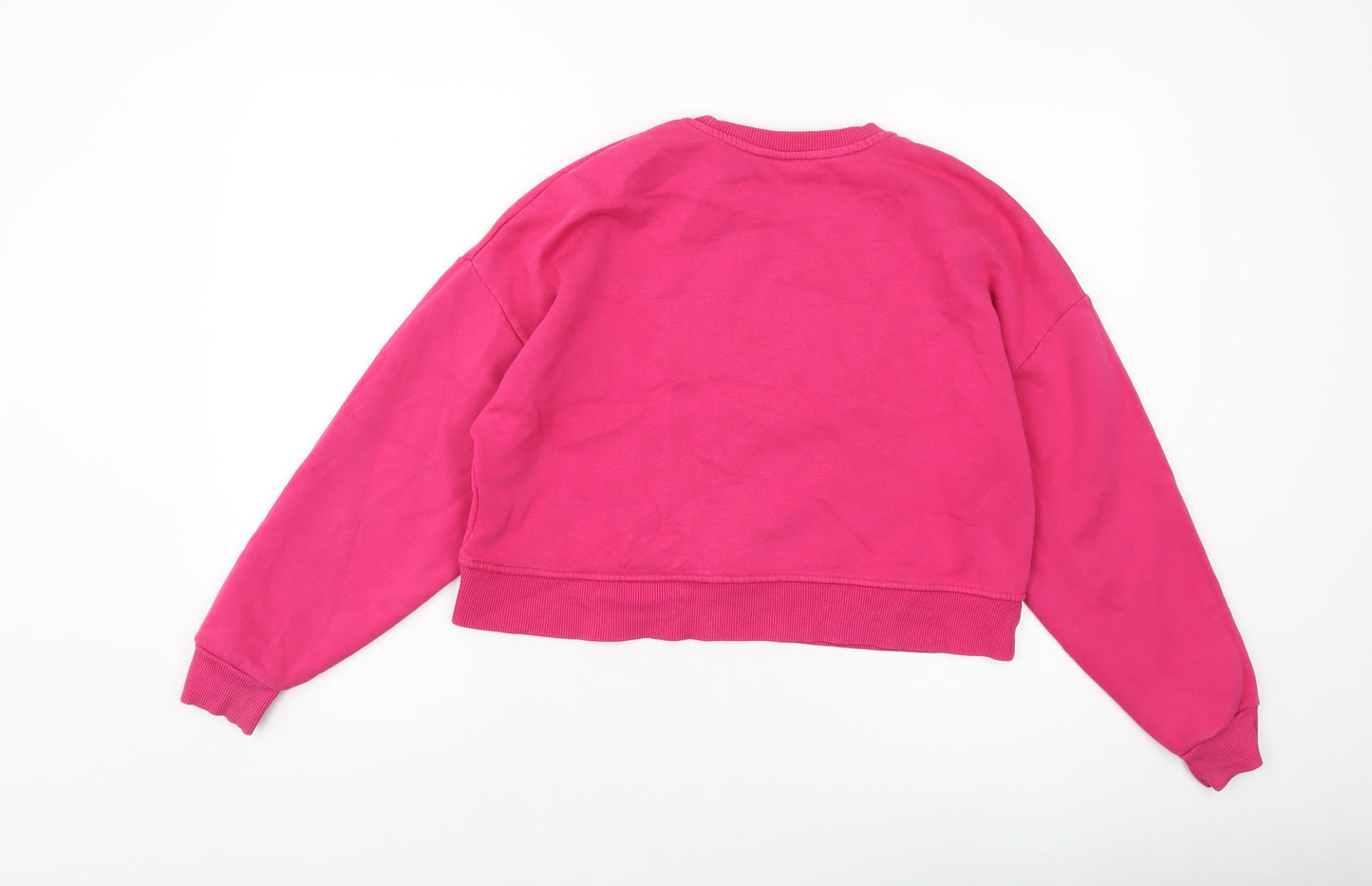 Womens UK Size 10 Disney Pink Pullover Sweatshirt