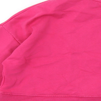 Womens UK Size 10 Disney Pink Pullover Sweatshirt