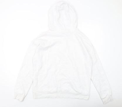 Womens UK Size S Disney White Pullover Hoodie
