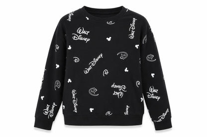 Womens UK Size S Disney Black Pullover Sweatshirt