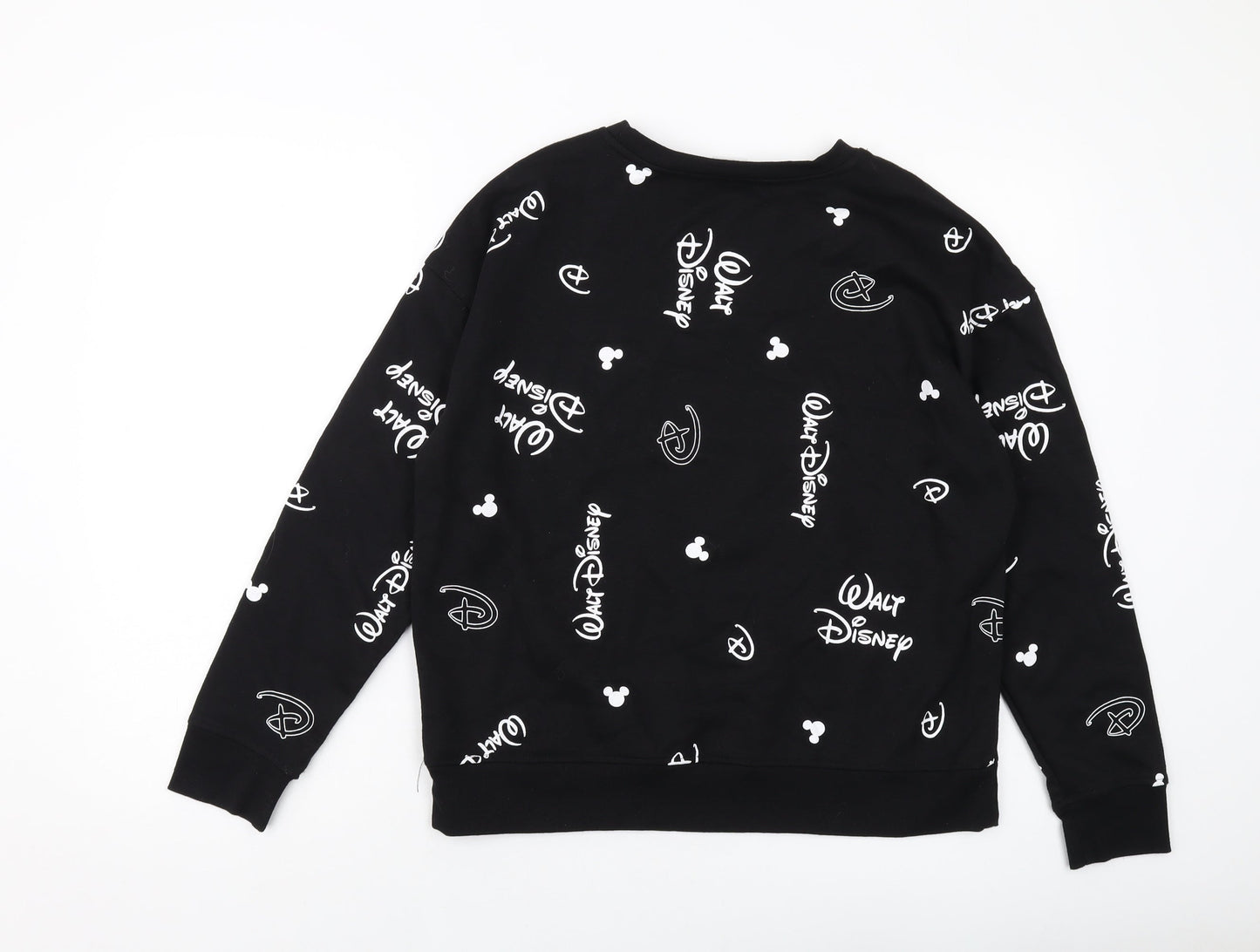 Womens UK Size S Disney Black Pullover Sweatshirt