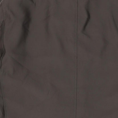 Autograph Mens Green Overcoat Coat Size L Button